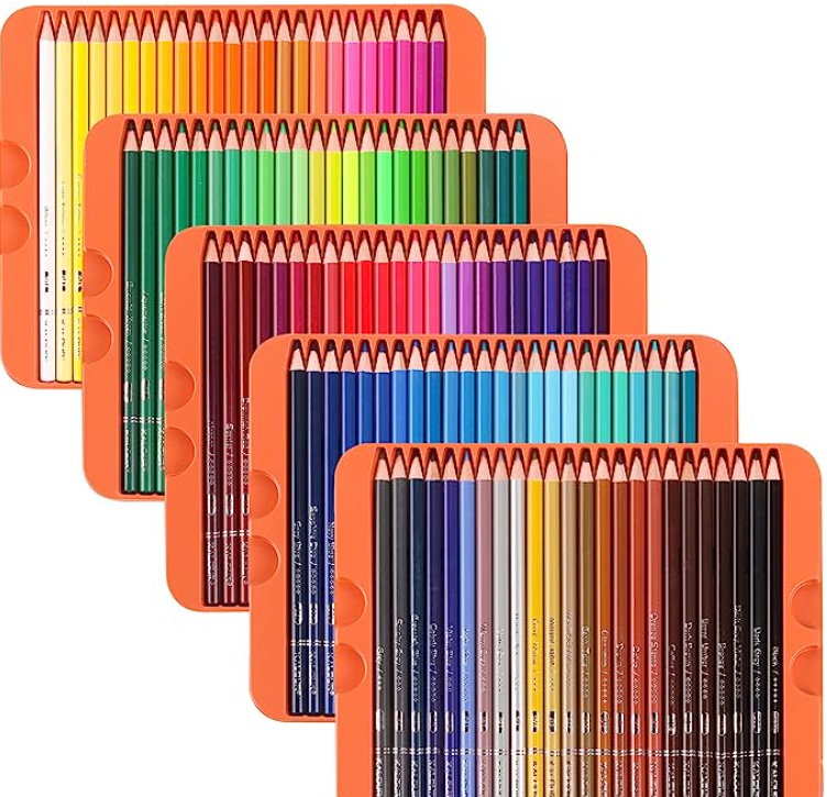 KALOUR Premium Colored Pencils,Set of 120 Colors,Artists Soft Core with  Vibrant Color,Ideal for Drawing Sketching Shading,Coloring Pencils for  Adults