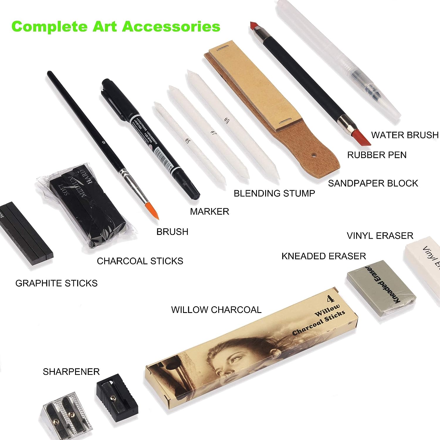  KALOUR 76pc Art Supply Set - Sketching & Drawing Kit