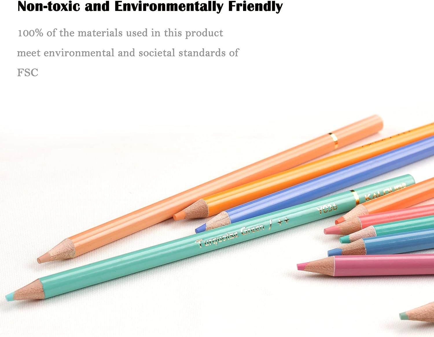 KALOUR 50 Piece Metallic Colored Pencils for Adult ColoringSoft
