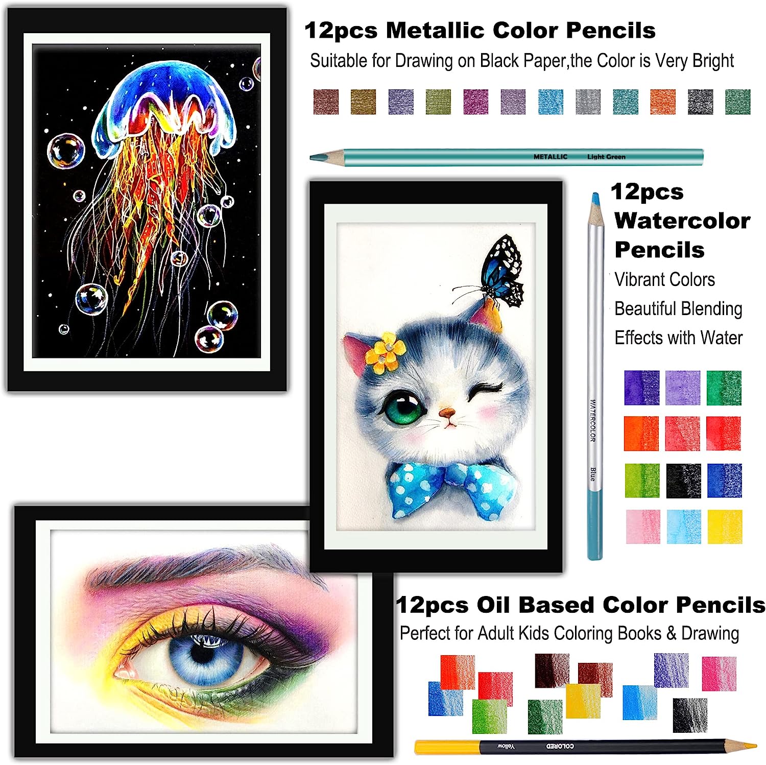 Set Da Disegno Professionale Di 33 Pezzi, Kit Completo Con - Foto 8