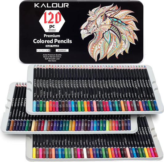  KALOUR 52-Pack Sketch Drawing Pencils Kit with Two